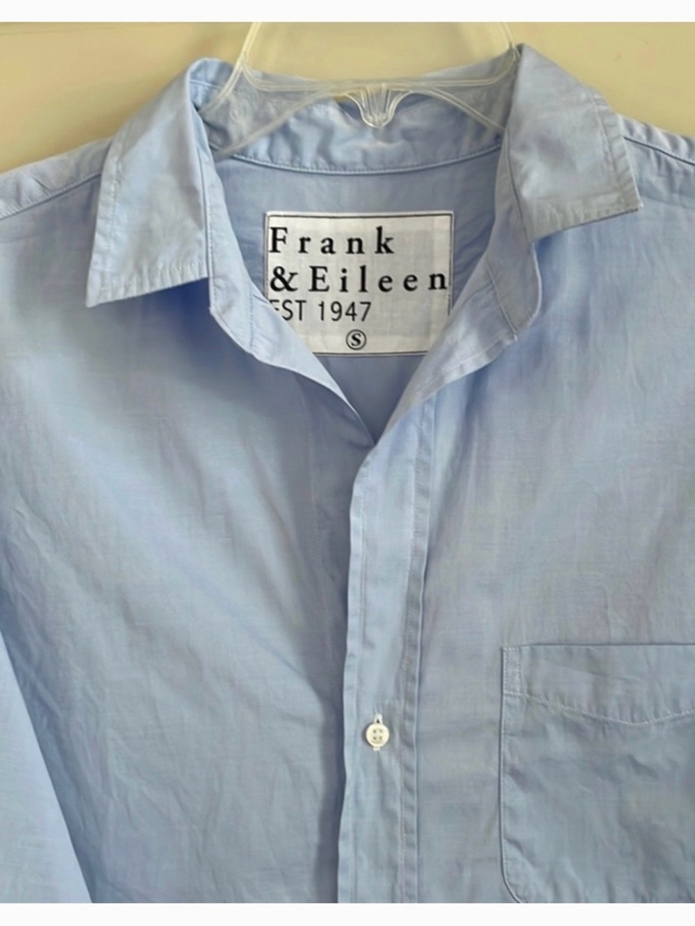 Frank & Eileen Pale Blue Women’s Button-Down Shirt